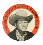 RARE ROY ROGERS 1950s ENGLISH BUTTON.