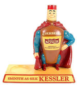 "SMOOTH AS SILK KESSLER" WHISKEY DISPLAY.