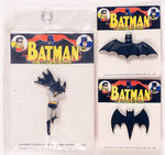 "BATMAN" PINS ON CARDS.