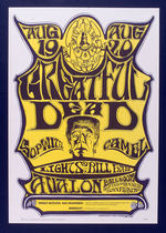 FAMILY DOG CONCERT POSTER FEATURING GRATEFUL DEAD.