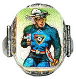 CAPTAIN ACTION AND THE LONE RANGER FLICKER RING.