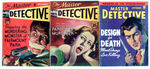 "MASTER DETECTIVE" PULPS.