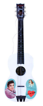 “EMENEE OFFICIAL ELVIS PRESLEY 6 STRING GUITAR.”