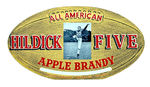 HALL OF FAMER  KENNETH STRONG "ALL AMERICAN HILDICK FIVE APPLE BRANDY" STANDEE.