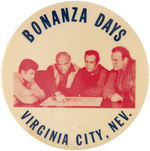 "BONANZA DAYS VIRGINIA CITY, NEV." SCARCE TV CAST.