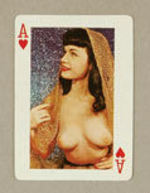 PIN-UP/NUDES PLAYING CARD DECK FEATURING BETTIE PAGE.