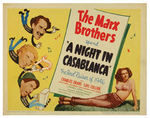 THE MARX BROTHERS "A NIGHT IN CASABLANCA" PAIR.