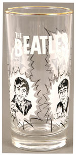 "THE BEATLES" PORTRAIT GLASS.