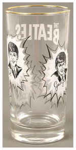 "THE BEATLES" PORTRAIT GLASS.