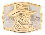 JOHN WAYNE LIMITED EDITION HEAVY METAL BELT BUCKLE.