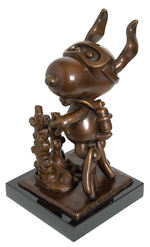 "SNOOPY" LIMITED EDITION ARTIST PROOFS BRONZE STATUE SET BY ARTIST STAN PAWLOWSKI.