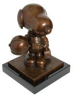 "SNOOPY" LIMITED EDITION ARTIST PROOFS BRONZE STATUE SET BY ARTIST STAN PAWLOWSKI.