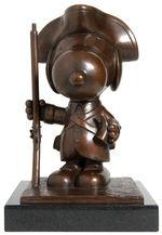 "SNOOPY" LIMITED EDITION ARTIST PROOFS BRONZE STATUE SET BY ARTIST STAN PAWLOWSKI.