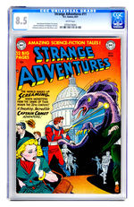 STRANGE ADVENTURES #11 AUGUST 1951 CGC 8.5 WHITE PAGES.