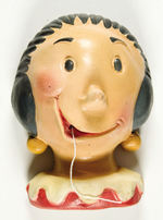 OLIVE OYL FIGURAL STRING HOLDER.