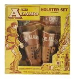 "THE ALAMO HOLSTER SET" INSPIRED BY THE MOVIE "THE ALAMO" STARRING JOHN WAYNE AS DAVY CROCKETT.