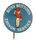 HAKE COLLECTION RARE "EDISON SERVICE BUSY BUTTONS."