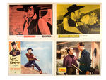 GEORGE MONTGOMERY SIGNED PUBLICITY STILL AND LOBBY CARDS.