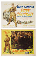 "DAVY CROCKETT KING OF THE WILD FRONTIER" ORIGINAL RELEASE LOBBY CARD SET.