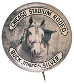 "BUCK JONES AND SILVER" RODEO SOUVENIR.