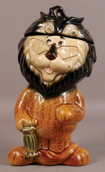 HARRIS BANK "HUBERT" LION COOKIE JAR.