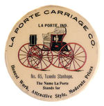 "LA PORTE CARRIAGE CO."