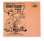 "HOWDY DOODY MAGIC KIT" LUDEN'S PREMIUM.