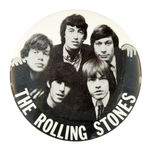 "THE ROLLING STONES" CLASSIC 1960s BUTTON.