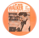 1960s MOTOWN JR. WALKER AND THE ALL-STARS OFFICIAL FAN CLUB MEMBER BUTTON.