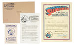 "SUPERMEN OF AMERICA" EARLY MEMBERSHIP KIT.