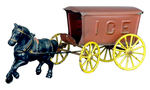 WILKENS HORSE-DRAWN "ICE" WAGON.