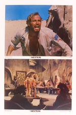 "PLANET OF THE APES" LOBBY CARD SET.