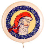 SANTA RARE PROFILE BUTTON.