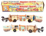 "DAVY CROCKETT OFFICIAL WAGON TRAIN" BOXED MARX WINDUP.