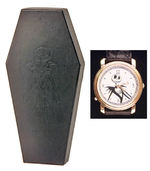 "TIM BURTON'S NIGHTMARE BEFORE CHRISTMAS" LIMITED EDITION "INDIGLO" WATCH IN COFFIN BOX.