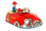 "METAL FIRE CHIEF ACTION PULL TOY."