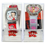 “BETTY BOOP” BOXED WATCH PAIR.