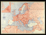 "WORLD BATTLE FRONT" WWII MAP W/FLASH GORDON.