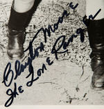 LONE RANGER CLAYTON MOORE & TONTO JAY SILVERHEELS SIGNED PHOTO.