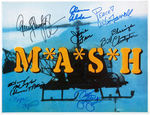 "MASH" CAST-SIGNED PHOTO PRINT.