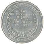 McCLELLAN HIGH GRADE 1864 TOKEN PLUS ANTI-McCLELLAN 1877 NJ GOVERNOR TOKEN.
