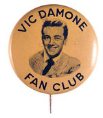 "VIC DAMONE FAN CLUB."