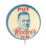 SCARCE "PUT HOOVER ON" BUTTON.