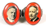 HOOVER-SMITH CELLULOID RING PAIR.