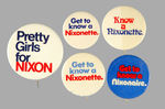 NIXON 1972 "PRETTY GIRLS" AND FOUR NIXONETTE/NIXONAIRE.