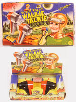 "SPACE PATROL WALKIE TALKIE" SET.