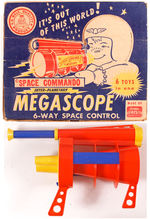 "SPACE COMMANDO INTER-PLANETARY MEGASCOPE" BOXED LARGE & IMPRESSIVE SPACE TOY/GUN