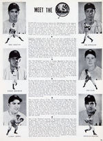 "1949 WORLD SERIES YANKEES/DODGERS" PROGRAM.