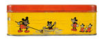 MICKEY, MINNIE, YOUNG MICE AND PLUTO FIRST SEEN BEAUTIFUL 1930s CANDY TIN FROM SWITZERLAND.