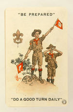 BOY SCOUT 1917-1918 CELLO COVERED MEMBERSHIP CARD.